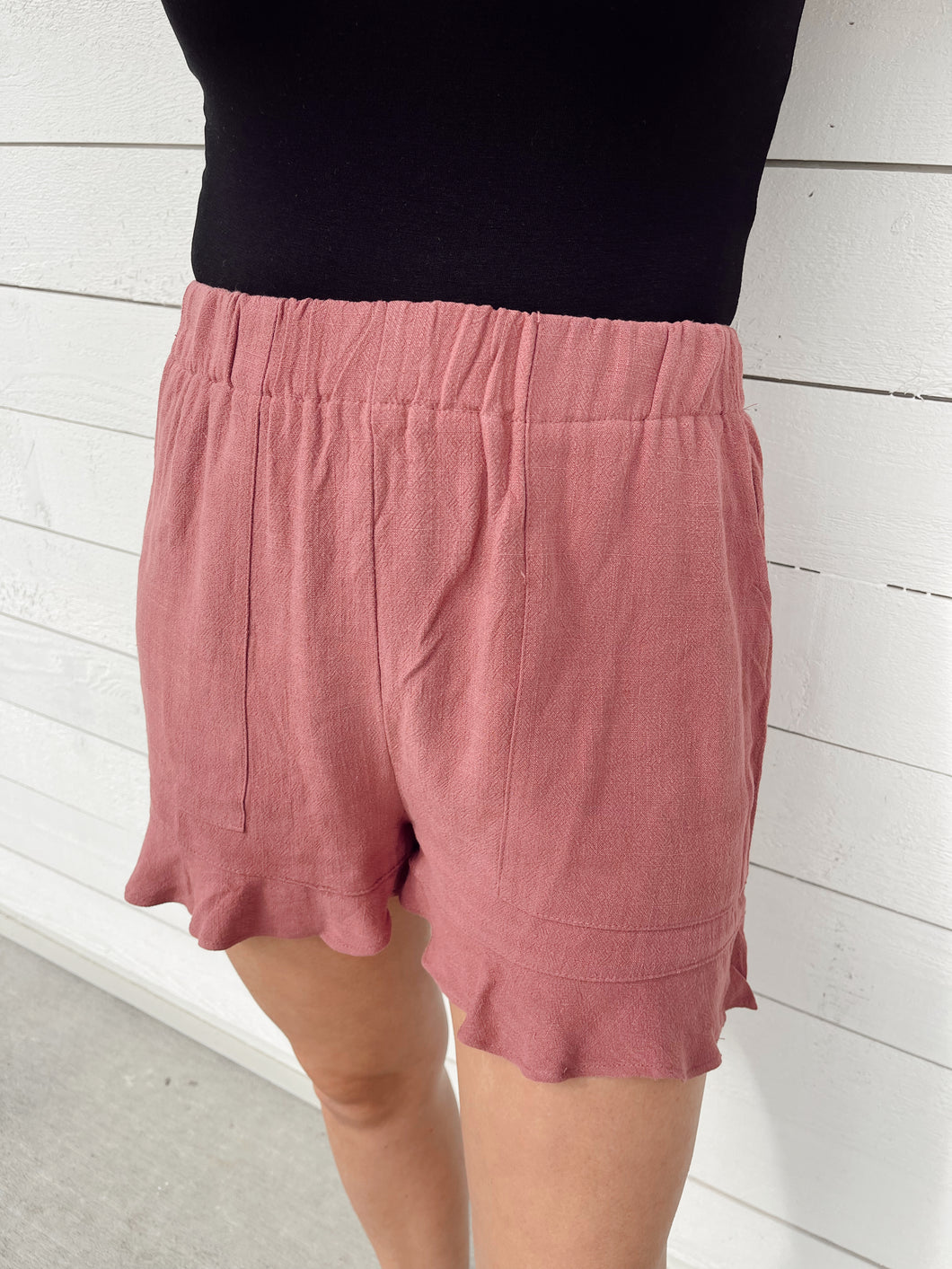 Picture Perfect Linen Shorts