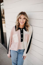 Load image into Gallery viewer, Color Block Cutie Slouchy Top
